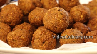 Falafel Recipe Vegan Middle Eastern Food Fried Chickpeas