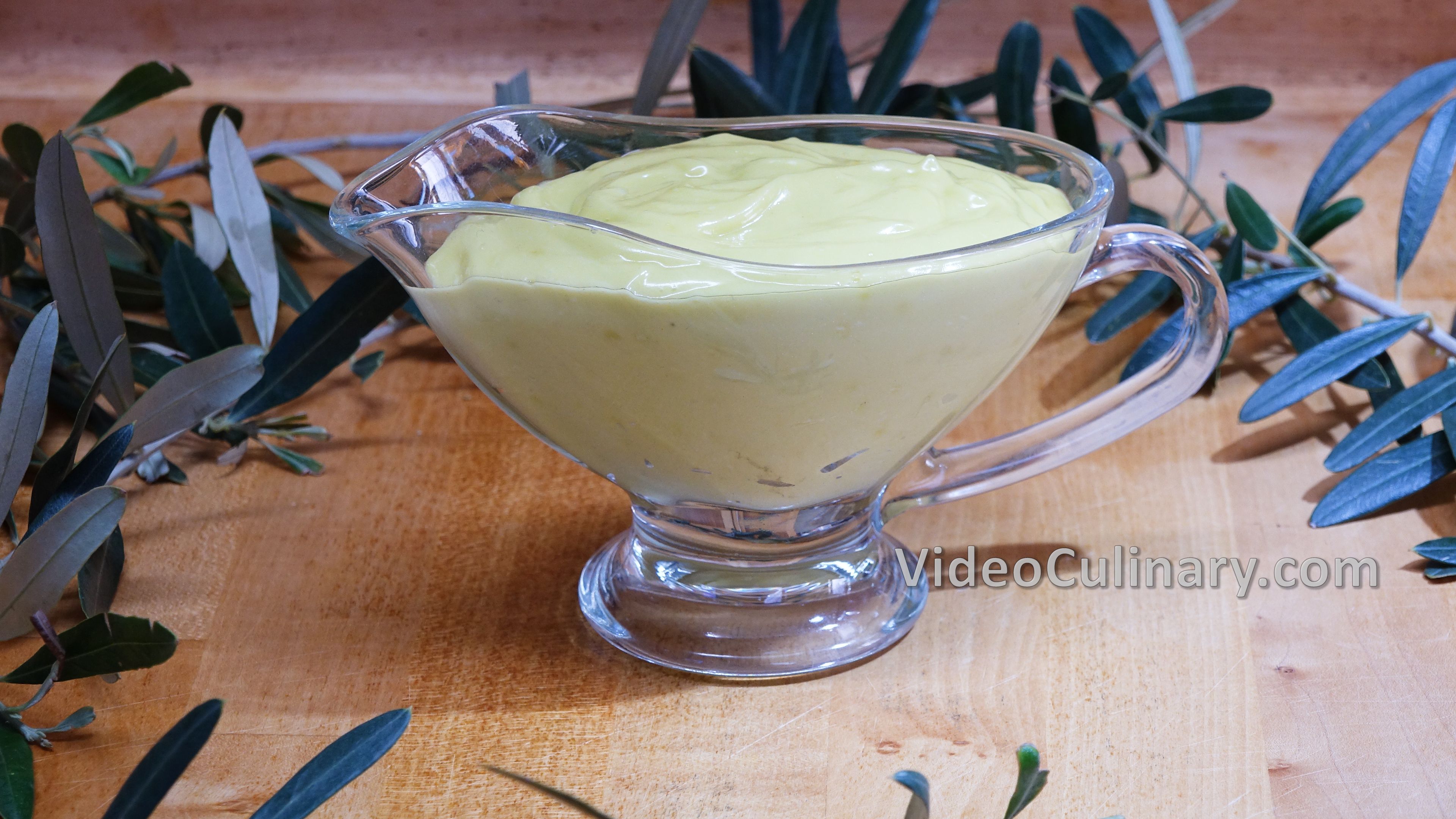 Aioli Sauce Recipe - Garlic &amp; Olive oil Mayonnaise by Video Culinary